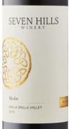 0 Seven Hills Winery - Walla Walla Valley Merlot