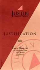 Justin - Justification Paso Robles (750ml) (750ml)
