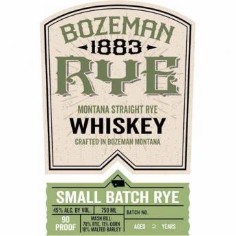 Bozeman Spirits - 1883 Rye Whiskey (750ml) (750ml)