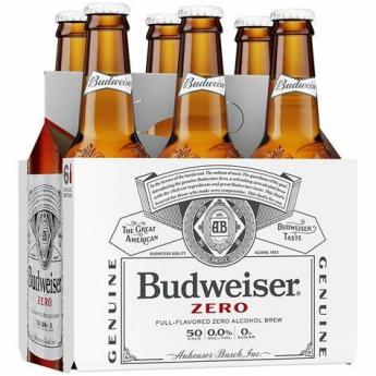 Budweiser - Zero Non-Alcoholic Lager (12 pack 12oz cans) (12 pack 12oz cans)