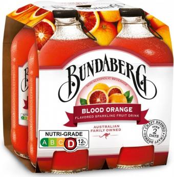 Bundaberg Blood Orange 4pk (4 pack 12oz cans) (4 pack 12oz cans)