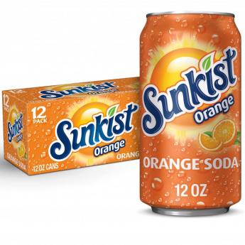 Sunkist - Orange Soda (12 pack 12oz cans) (12 pack 12oz cans)