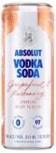 Absolut - Vodka Soda Grapefruit & Rosemary (4 pack 355ml cans)
